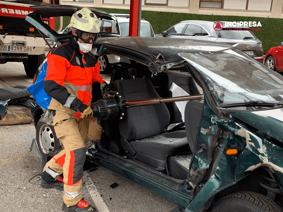 Demostracion de herramientas Pentheon con Bomberos de Oviedo