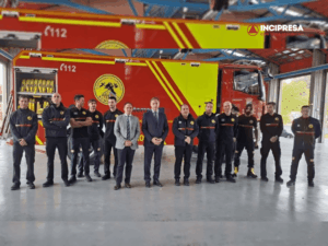 entrega nuevo camion nodriza para el Servicio de Bomberos de Salamanca
